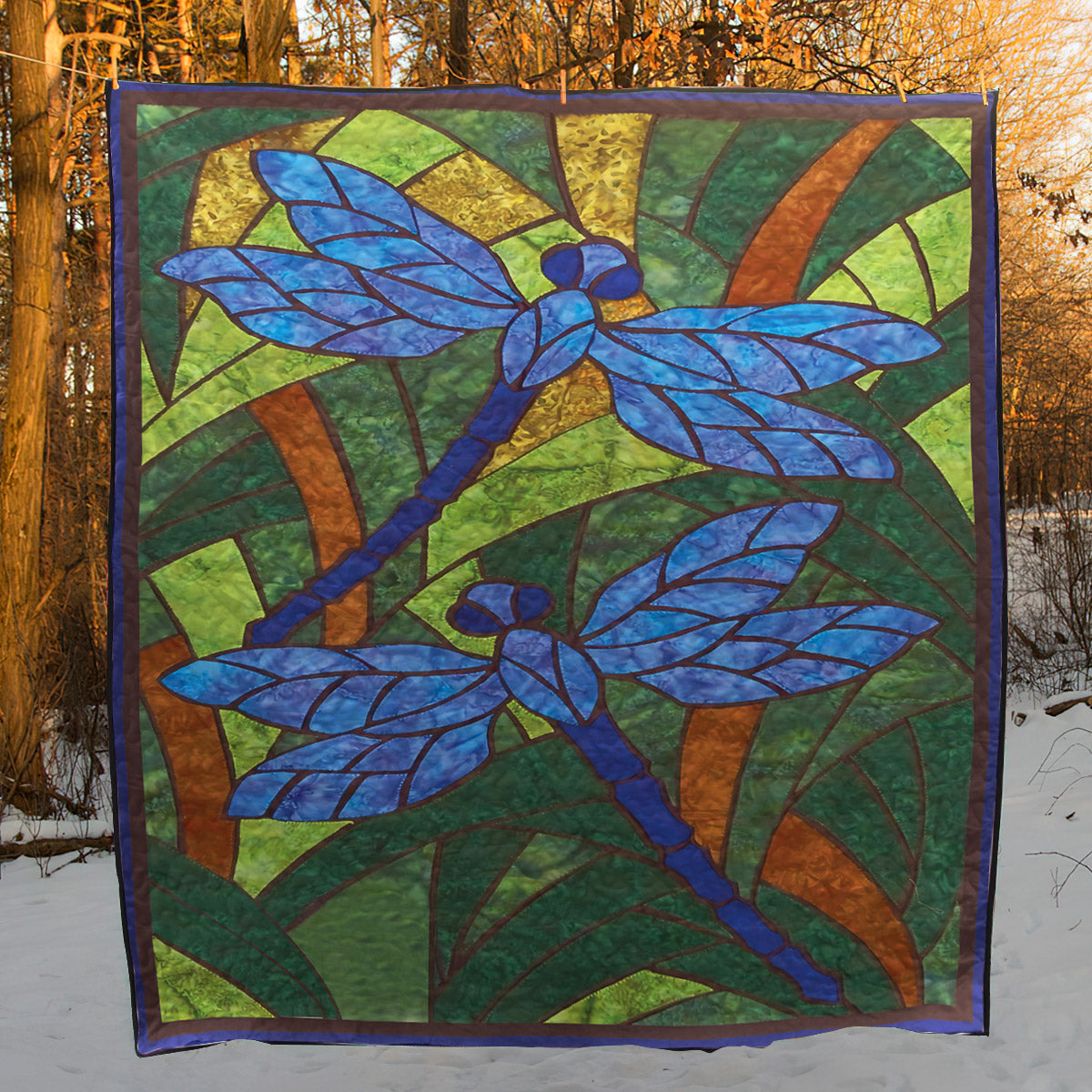 Dragonfly CLM0711187 Quilt Blanket