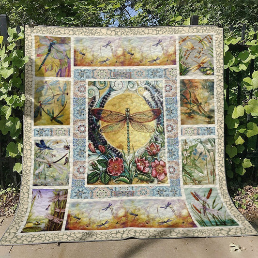 Dragonfly D010753 Quilt Blanket