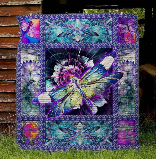 Dragonfly D9035 Quilt Blanket