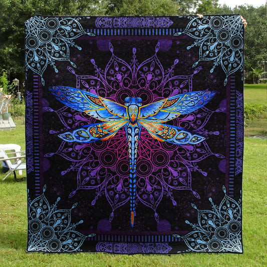 Dragonfly Hippie Quilt Blanket TL060702Y