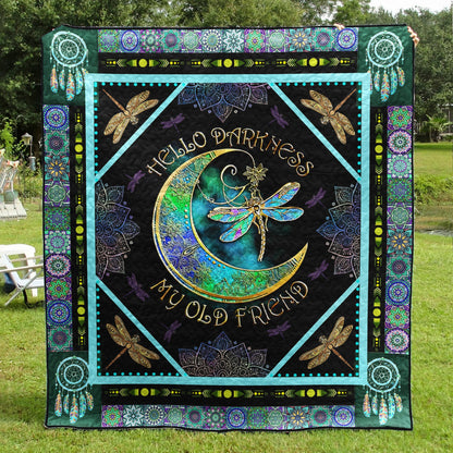 Dragonfly Hippie Quilt Blanket TL240601Y