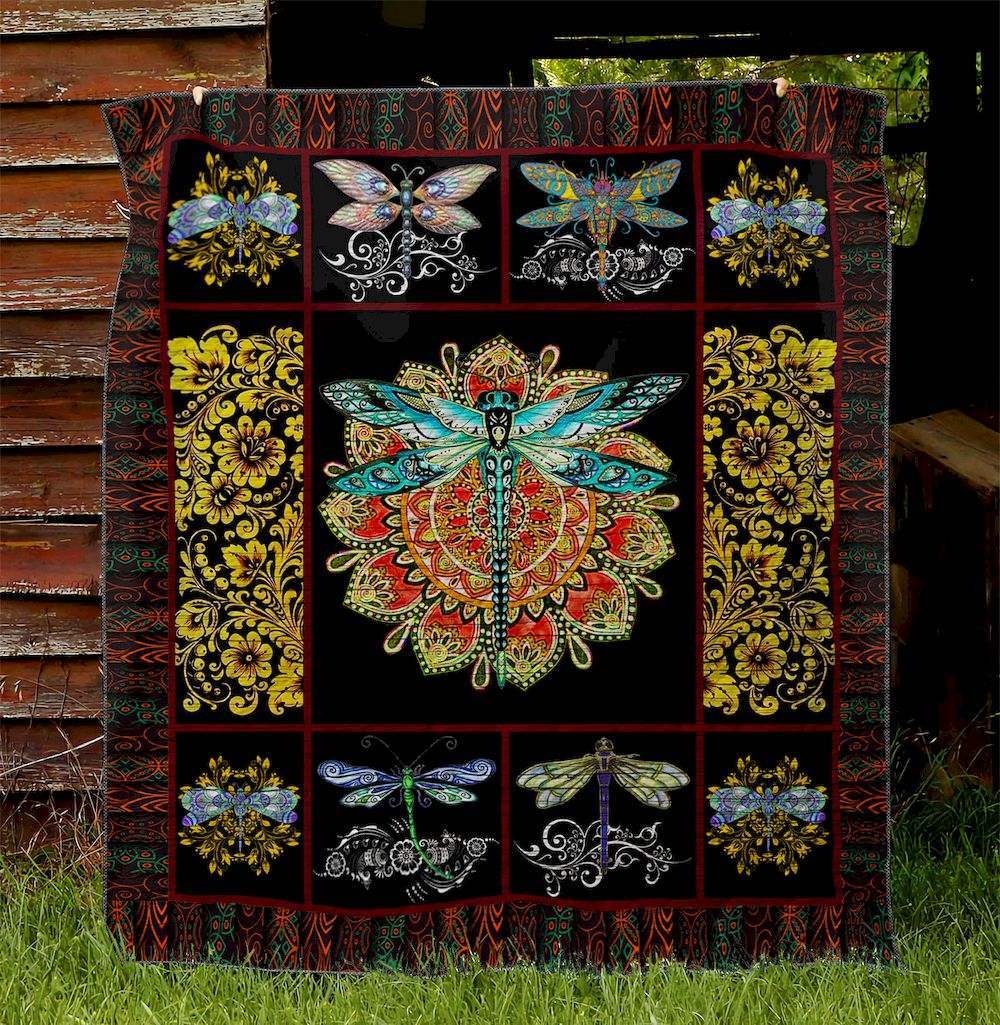 Dragonfly ML130518 Quilt Blanket