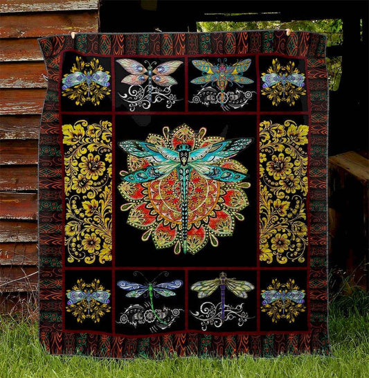 Dragonfly ML130518 Quilt Blanket