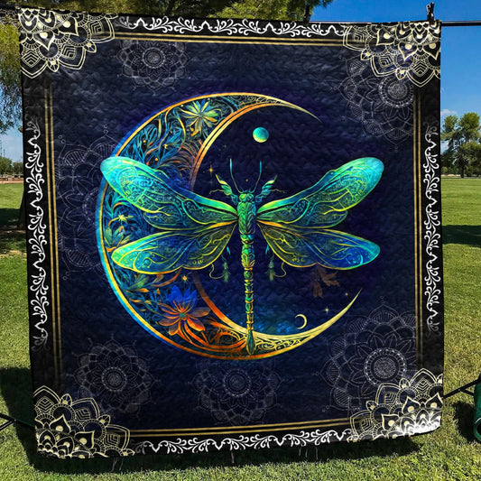 Dragonfly Moon Art Quilt TM021107