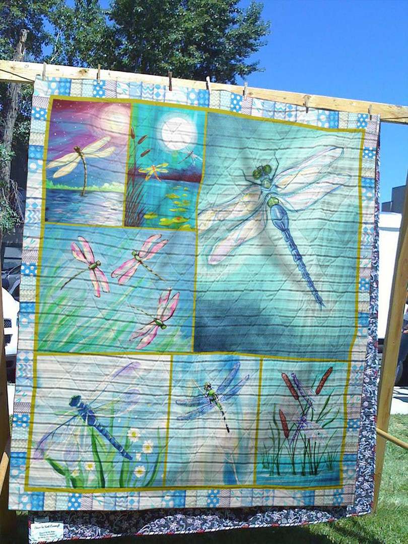 Dragonfly NN090519 Quilt Blanket