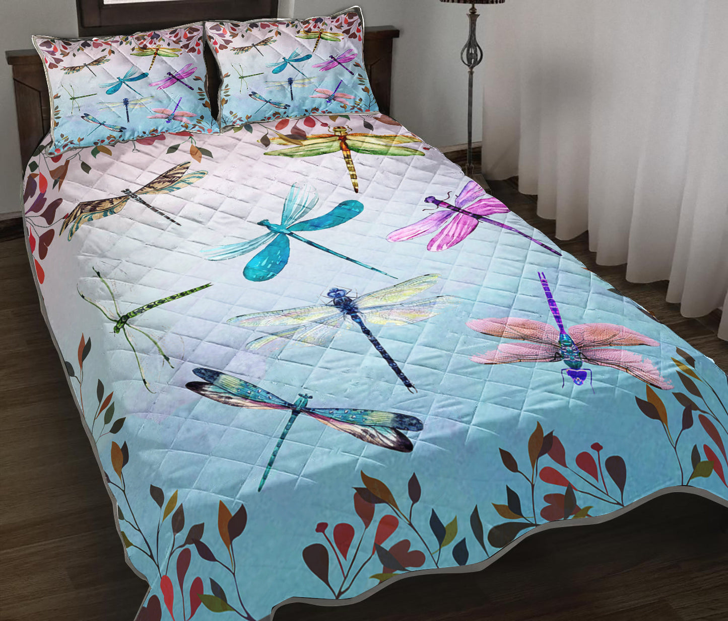 Dragonfly Quilt Bed Sheet TL210902