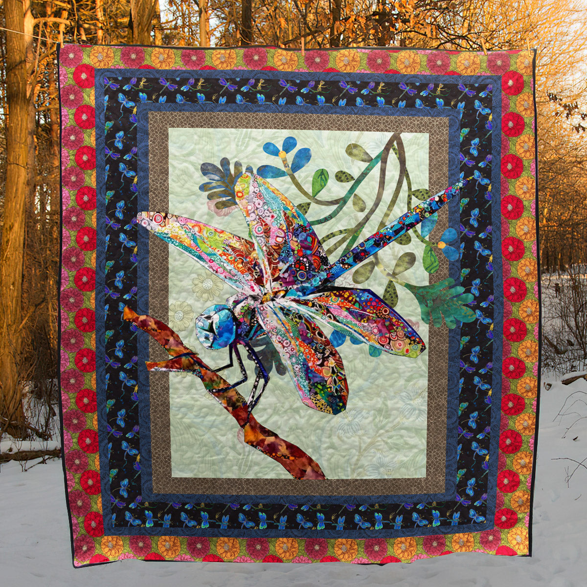 Dragonfly TD1511064 Quilt Blanket