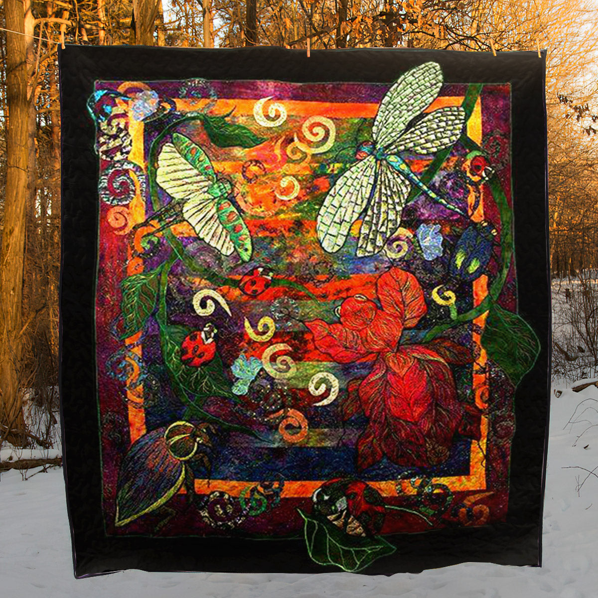 Dragonfly TD2709352 Quilt Blanket