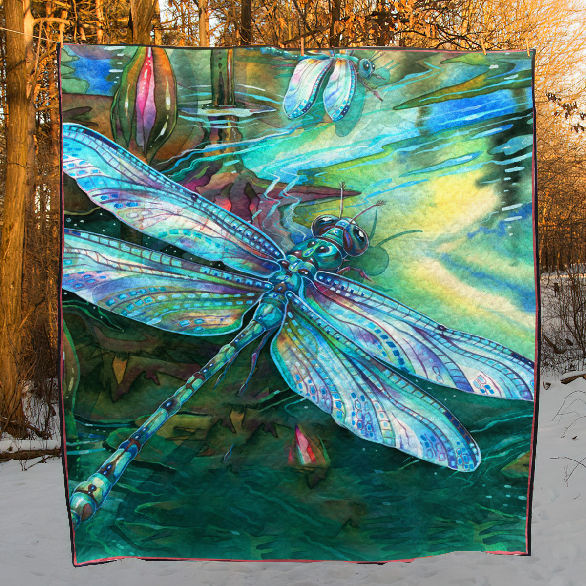 Dragonfly YH3010105 Quilt Blanket