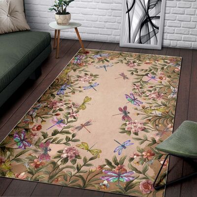 Dragonfly And Flowers CLM1110122M Rug