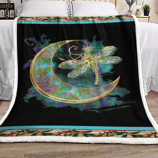 Dragonfly BL051093F Sherpa Fleece Blanket