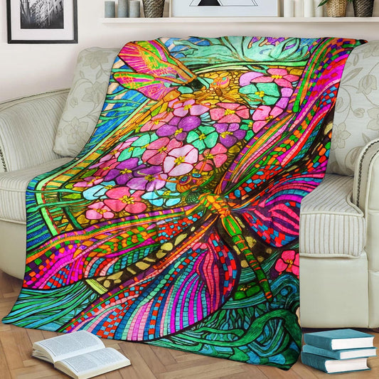 Dragonfly BT170831F Sherpa Fleece Blanket