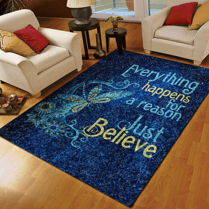 Dragonfly Blue Galaxy CLA18100020R Rug