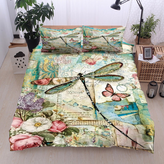 Dragonfly Butterfly Rose BT0611076B Bedding Sets