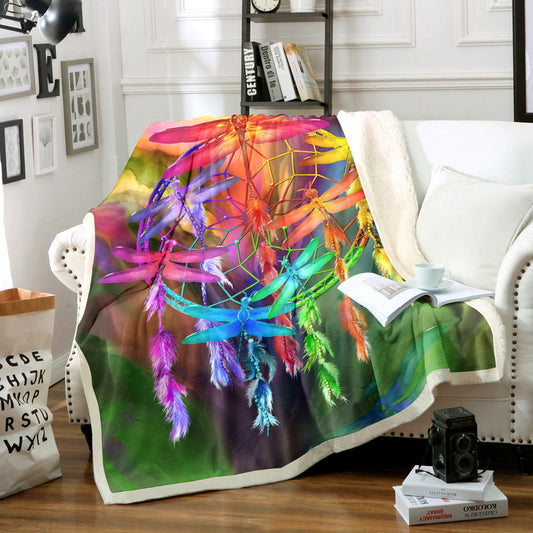 Dragonfly CG1409026TT Sherpa Fleece Blanket