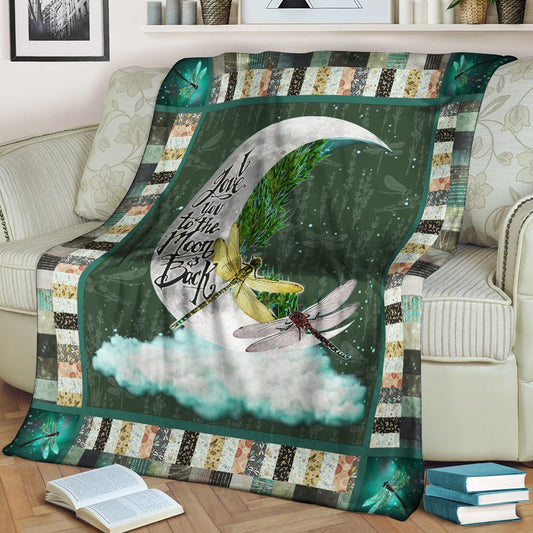 Dragonfly CL170834MD Sherpa Fleece Blanket
