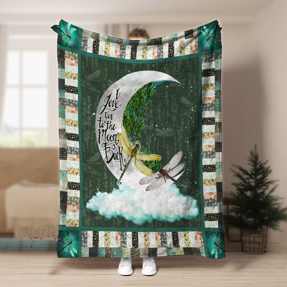 Dragonfly CL170834MD Sherpa Fleece Blanket