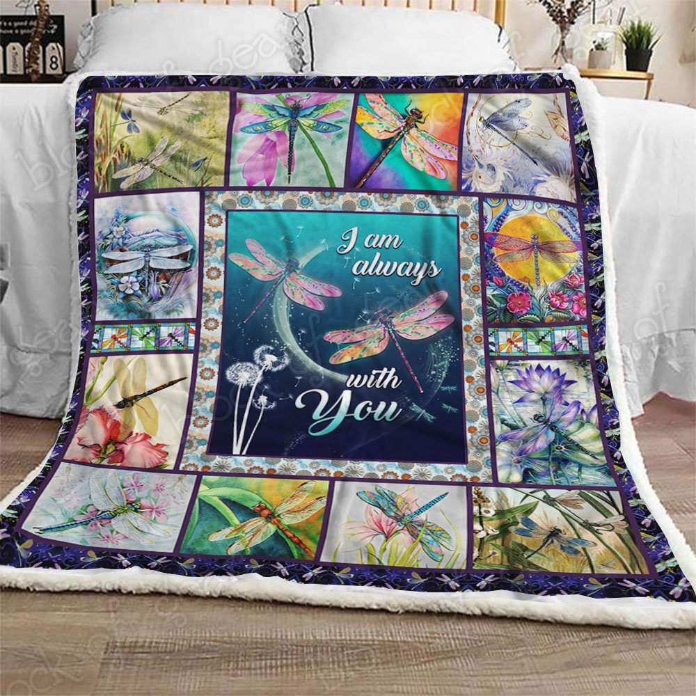 Dragonfly CL190964MDF Sherpa Fleece Blanket