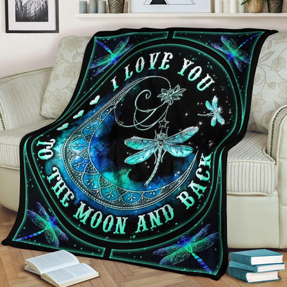 Dragonfly CL260830MDF Sherpa Fleece Blanket