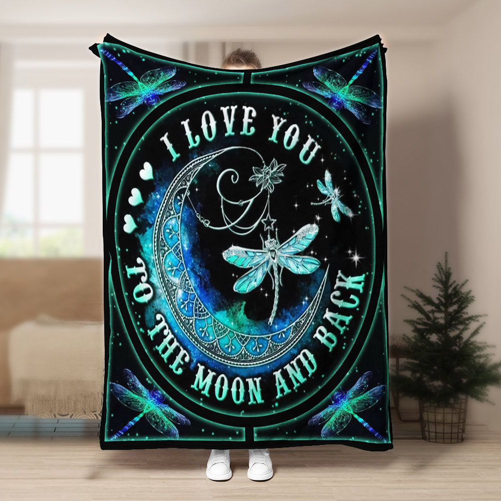 Dragonfly CL260830MDF Sherpa Fleece Blanket