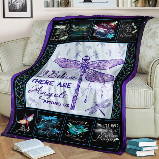 Dragonfly CL270827MDF Sherpa Fleece Blanket