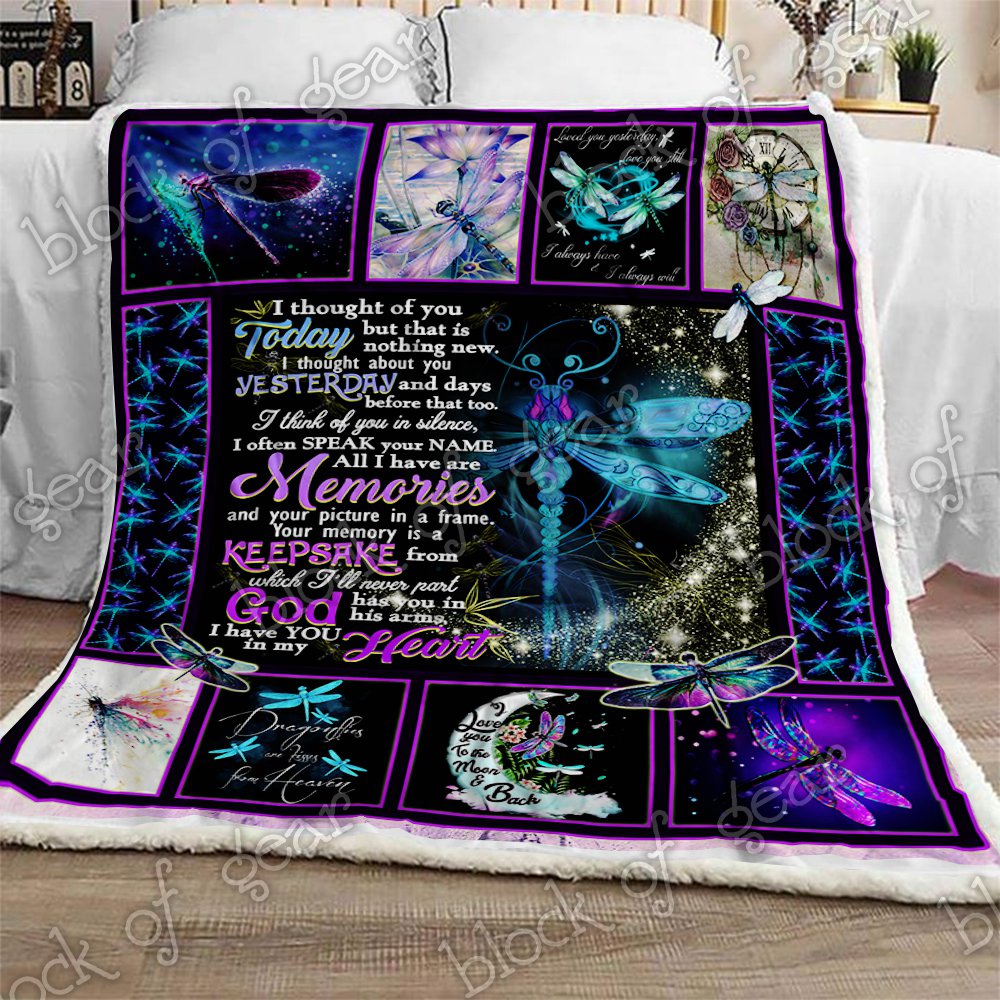 Dragonfly CL2709122MDF Sherpa Fleece Blanket