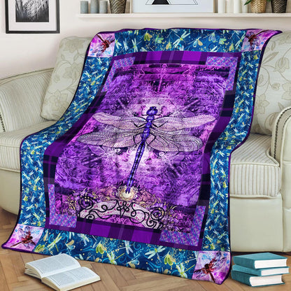 Dragonfly CL280824MDF Sherpa Fleece Blanket