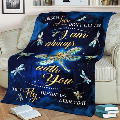 Dragonfly CL280827MDF Sherpa Fleece Blanket