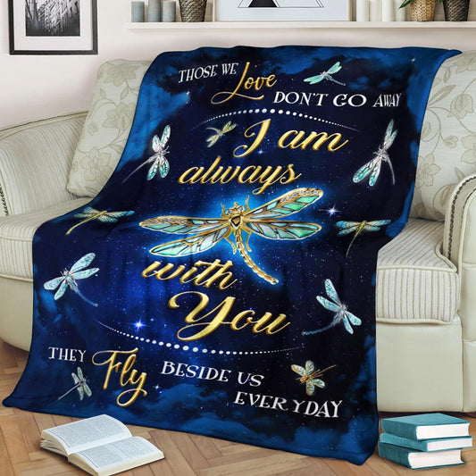 Dragonfly CL280827MDF Sherpa Fleece Blanket
