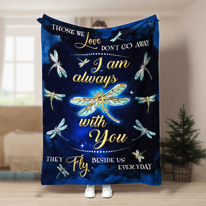 Dragonfly CL280827MDF Sherpa Fleece Blanket