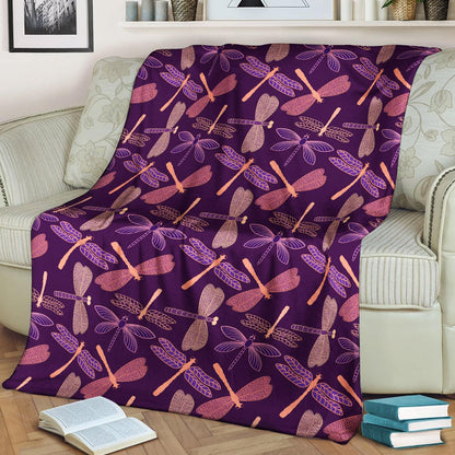 Dragonfly CLM140809 Sherpa Fleece Blanket