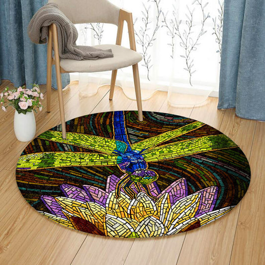 Dragonfly DD130804AA Round Area Rug