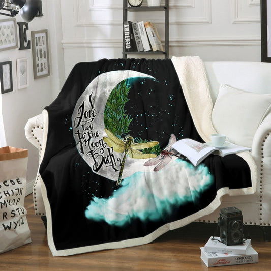 Dragonfly HM030922TT Sherpa Fleece Blanket