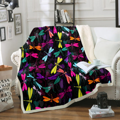 Dragonfly HM060934TT Sherpa Fleece Blanket
