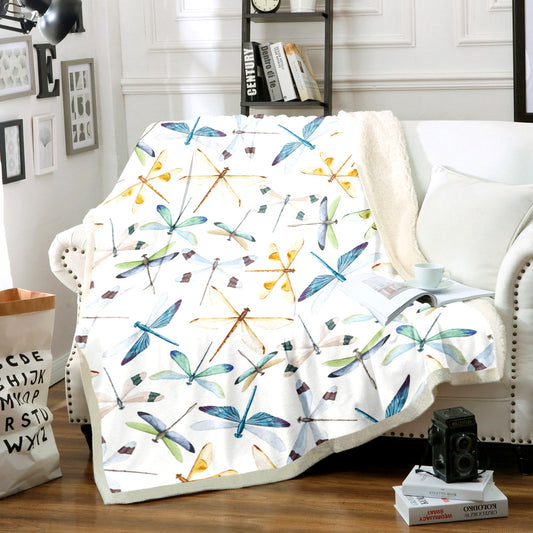 Dragonfly HM1409028TT Sherpa Fleece Blanket