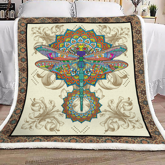 Dragonfly HM1709071TT Sherpa Fleece Blanket