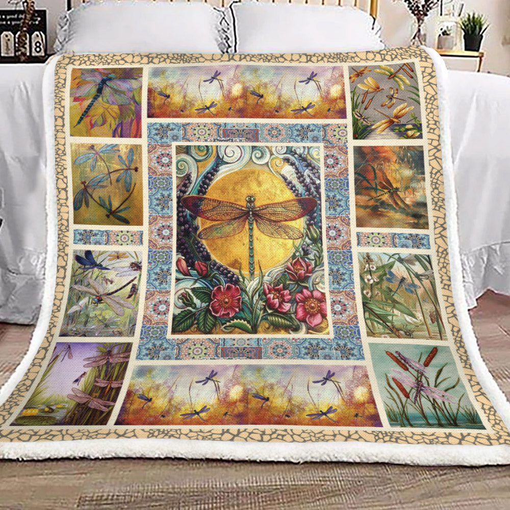 Dragonfly HM2709040TT Sherpa Fleece Blanket