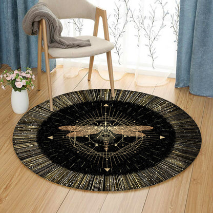 Dragonfly HM310723T Round Area Rug