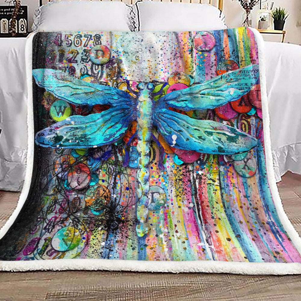 Dragonfly ML190936F Sherpa Fleece Blanket