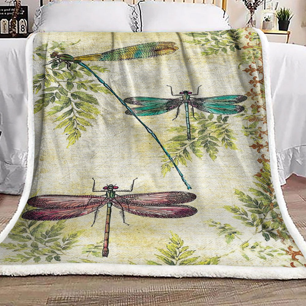 Dragonfly ML250947F Sherpa Fleece Blanket