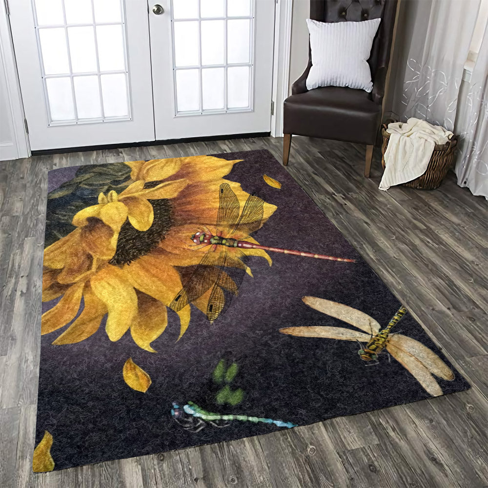 Dragonfly Sunflower CLA18100095R Rug