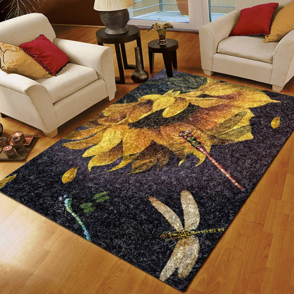 Dragonfly Sunflower CLA18100095R Rug