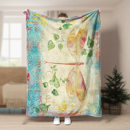 Dragonfly TN0809074TT Sherpa Fleece Blanket