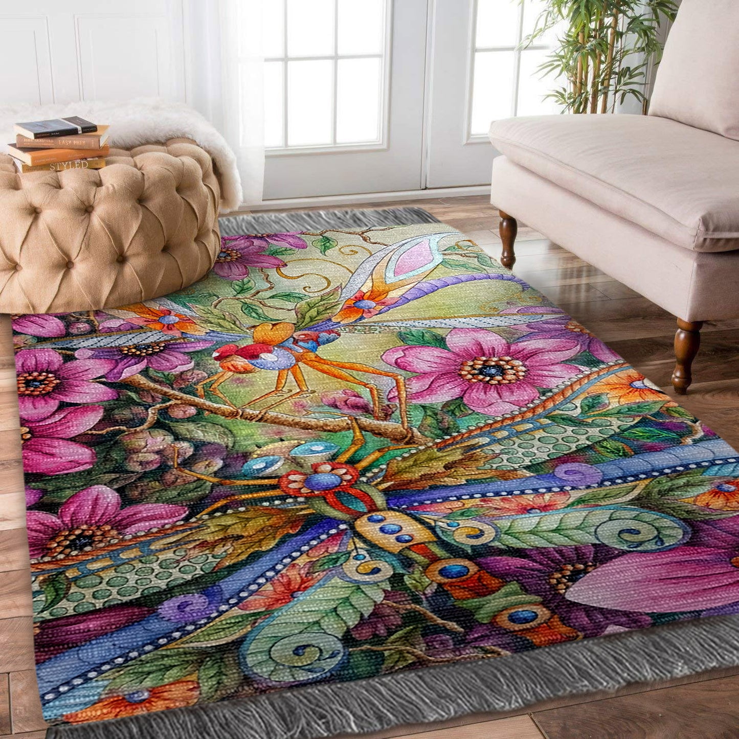 Dragonfly TN1709042F Decorative Floor-cloth