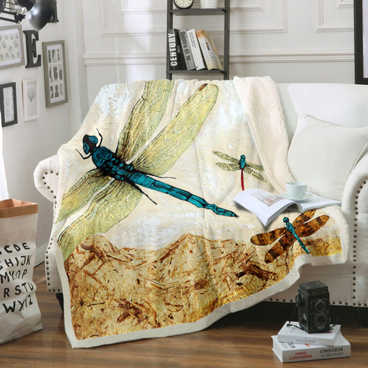 Dragonfly TT0709053TM Sherpa Fleece Blanket
