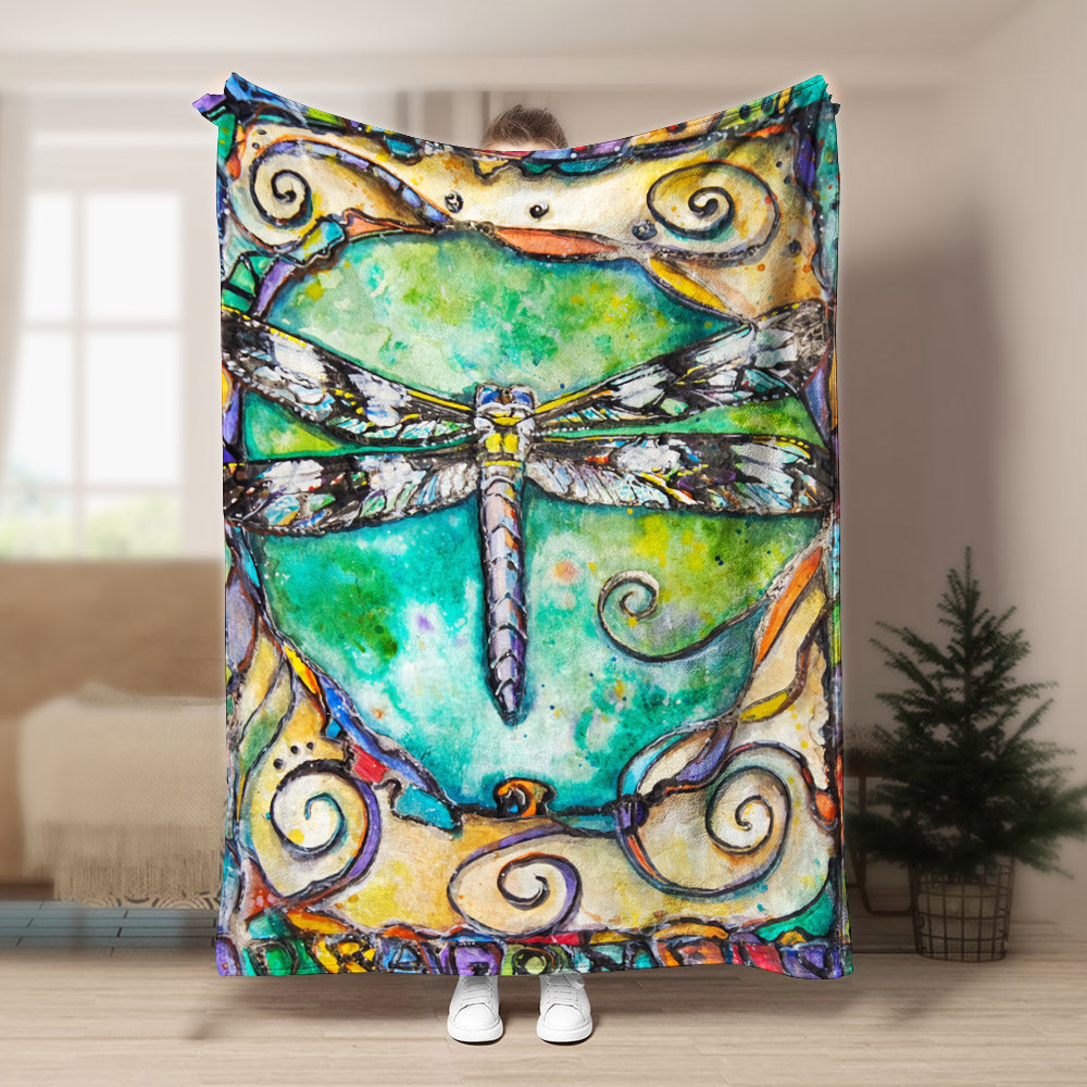Dragonfly TT0809075TT Sherpa Fleece Blanket
