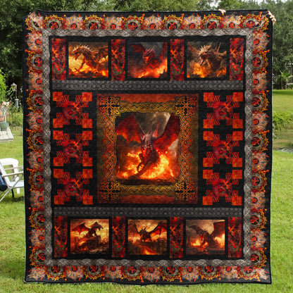 Dragons CLA2910238Q Art Quilt