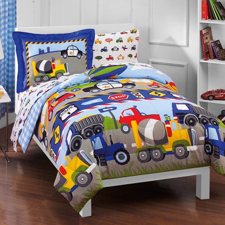 Dream Factory Kids Trucks CLP1210034TT Bedding Sets