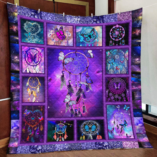 Dreamcatcher And Butterfly Quilt Blanket TL281001M