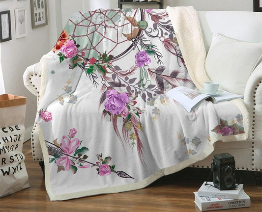 Dreamcatcher CLA0910257F Sherpa Fleece Blanket